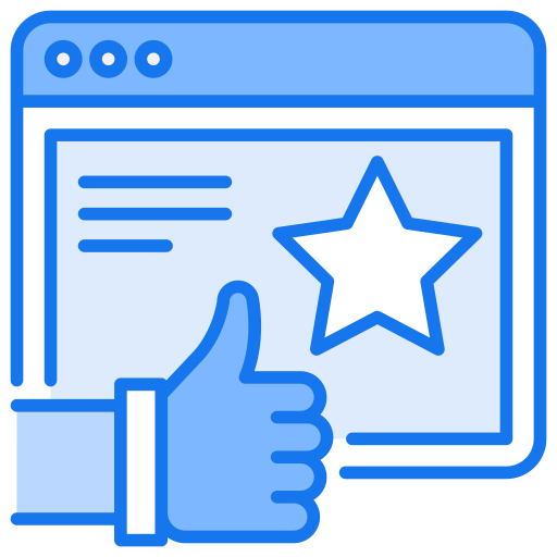 Feedback Generic Blue icon