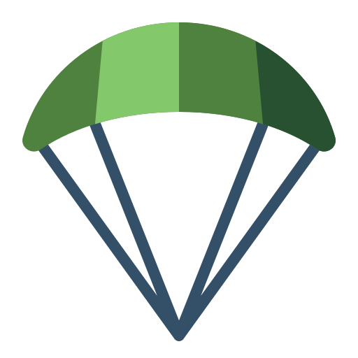 Parachute Generic Flat icon