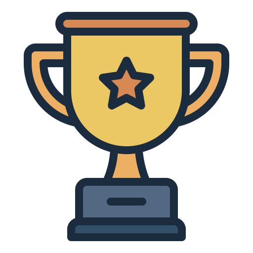 Trophy Generic Outline Color icon