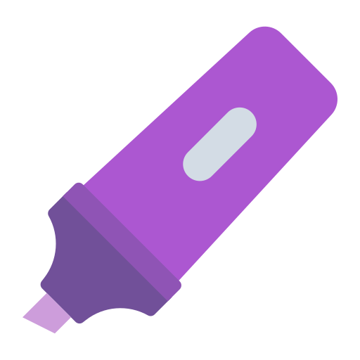 Highlighter Generic Flat icon