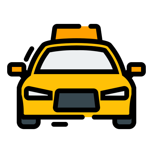 Taxi cab Generic Outline Color icon