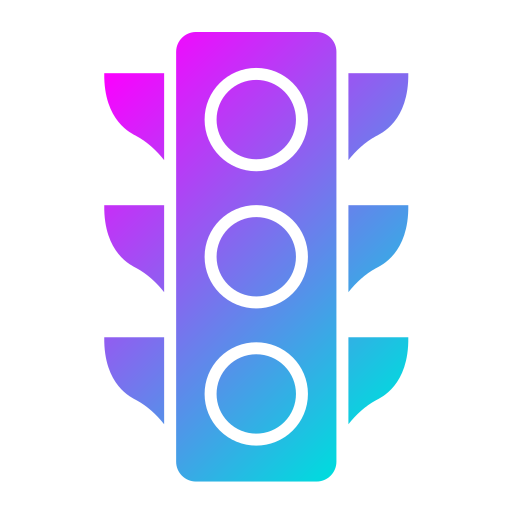 semáforo Generic Flat Gradient icono