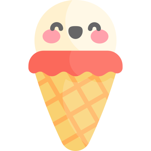 アイスクリーム Kawaii Flat icon