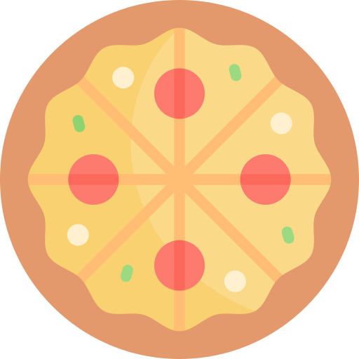피자 Kawaii Flat icon