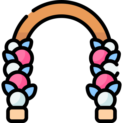 Wedding arch Special Lineal color icon