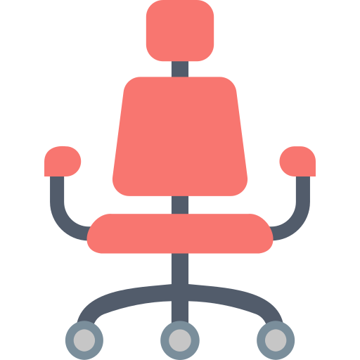 silla de oficina Generic Flat icono