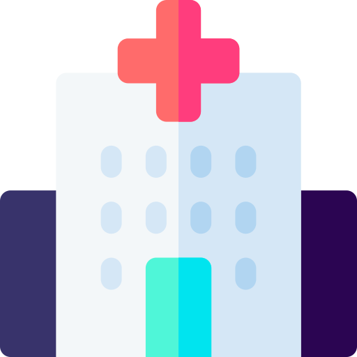 Hospital Basic Rounded Flat icon