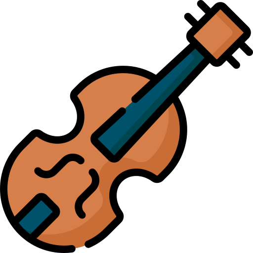 violín Special Lineal color icono