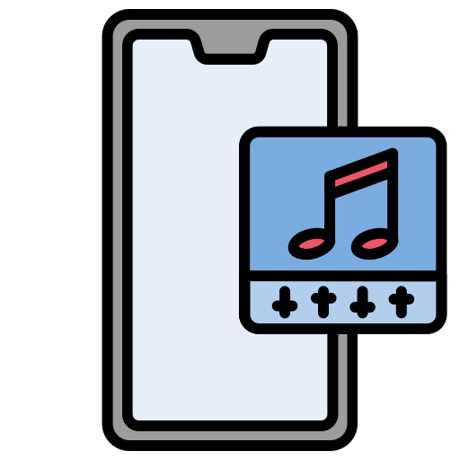 Музыкальное приложение Generic Outline Color иконка