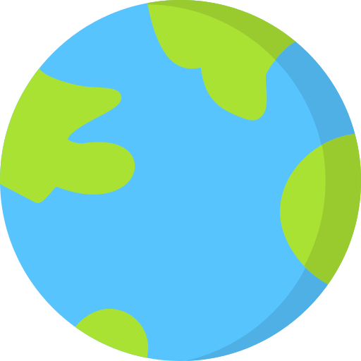 planeet aarde Generic Flat icoon