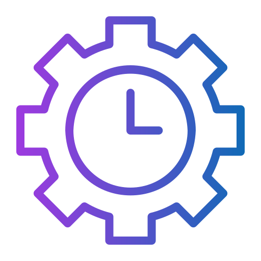 gestión del tiempo Generic Gradient icono