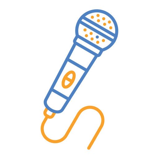 microfone Generic Outline Color Ícone