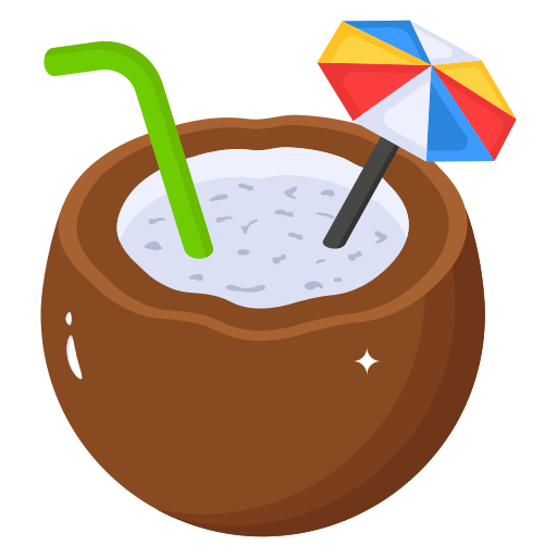 napój kokosowy Generic Isometric ikona