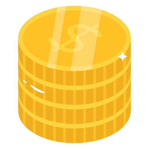 Coins stack Generic Isometric icon