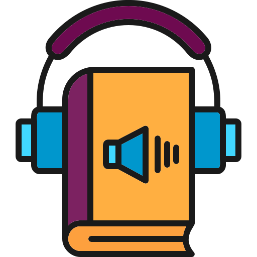 Audiobook Generic Outline Color icon