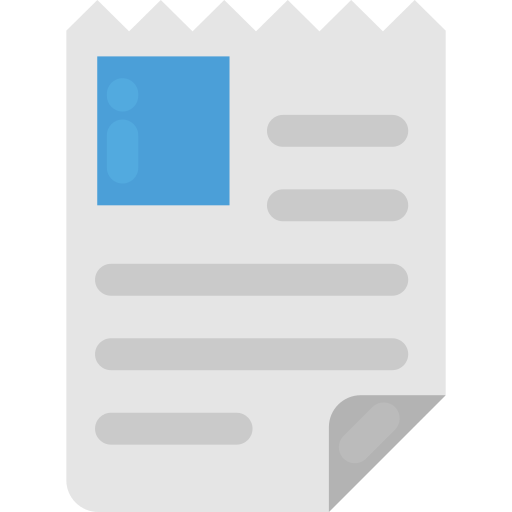 Invoice Flat Color Flat icon