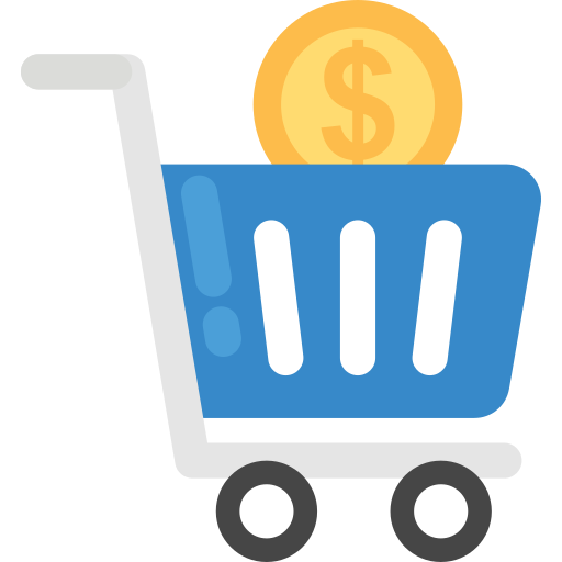 Shopping cart Flat Color Flat icon