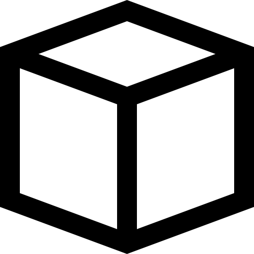 キューブ Super Basic Straight Outline icon