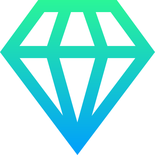 diamant Super Basic Straight Gradient icoon