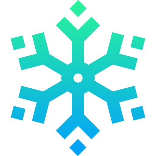 sneeuwvlok Super Basic Straight Gradient icoon