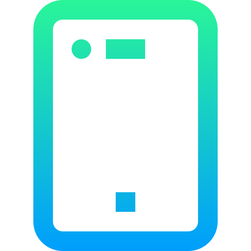 smartphone Super Basic Straight Gradient icoon