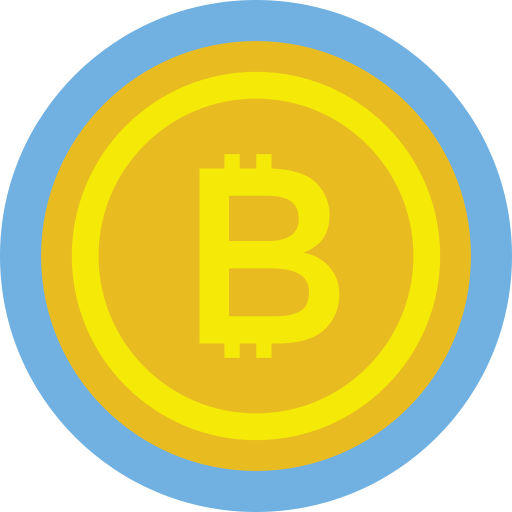 bitcoiny Prosymbols Flat ikona