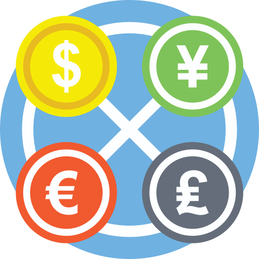 通貨 Prosymbols Flat icon