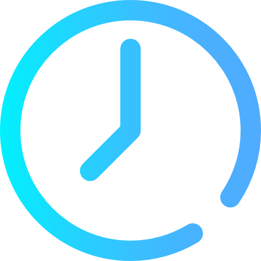 zegar ścienny Super Basic Omission Gradient ikona