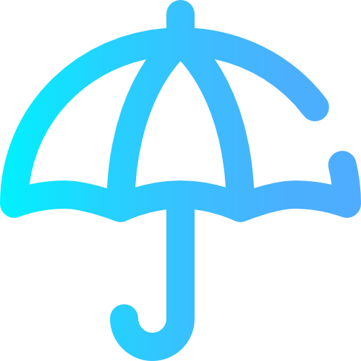 paraguas Super Basic Omission Gradient icono