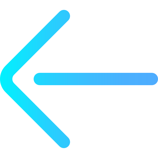 Left arrow Super Basic Omission Gradient icon