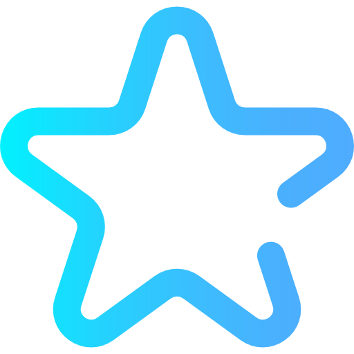 Star Super Basic Omission Gradient icon