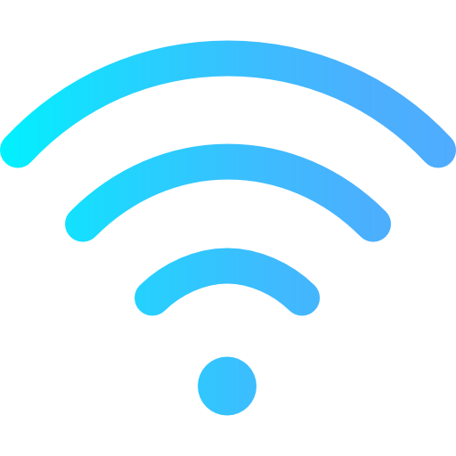 wifi Super Basic Omission Gradient icona