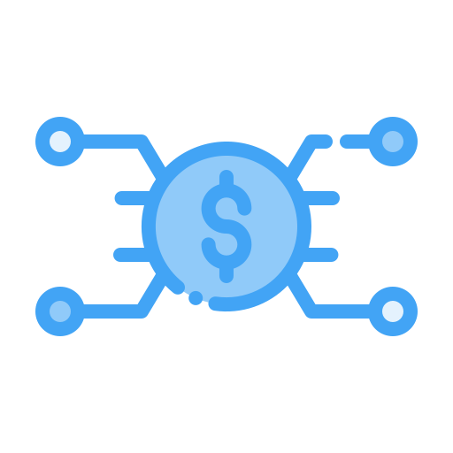 crowdfunding Generic Blue icoon