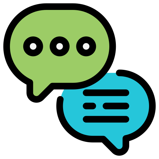 chat Generic Outline Color icono