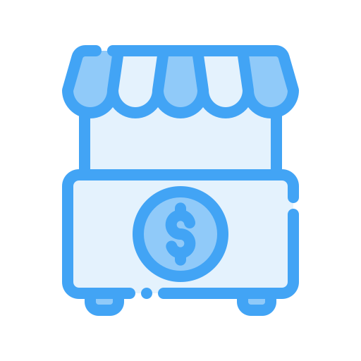 Local business Generic Blue icon