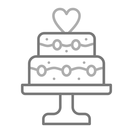 gâteau de mariage Generic Grey Icône
