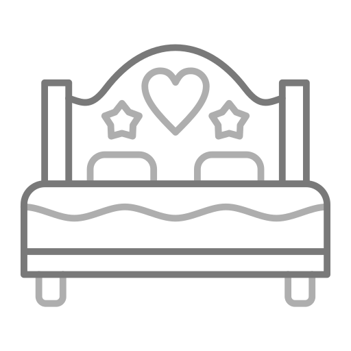 cama de casal Generic Grey Ícone
