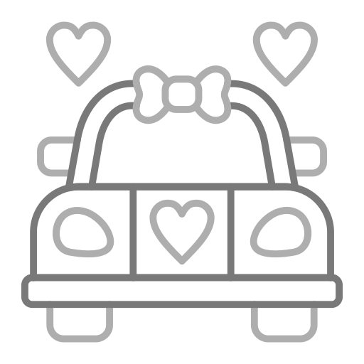 coche de bodas Generic Grey icono