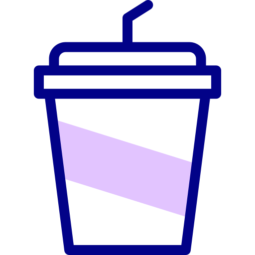Soft drink Detailed Mixed Lineal color icon