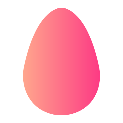 des œufs Generic Flat Gradient Icône