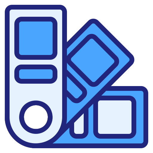 색상 팔레트 Generic Blue icon