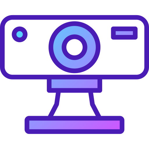 webcam Generic Lineal Color Gradient Icône