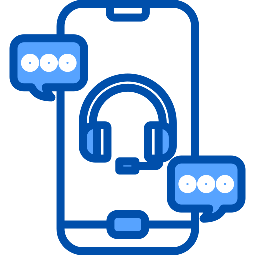 klantenservice Generic Blue icoon