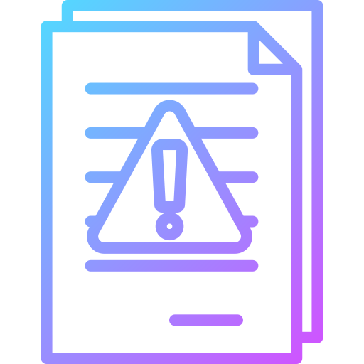 Document Generic Gradient icon