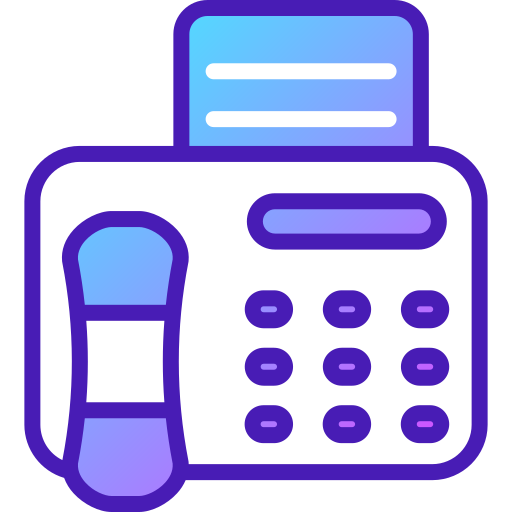 Fax Generic Lineal Color Gradient icon