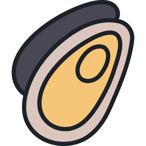 Mussels Generic Outline Color icon