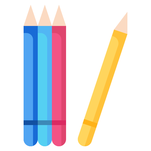 matita colorata Generic Flat icona