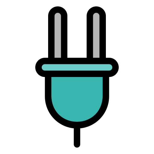 プラグ Generic Outline Color icon