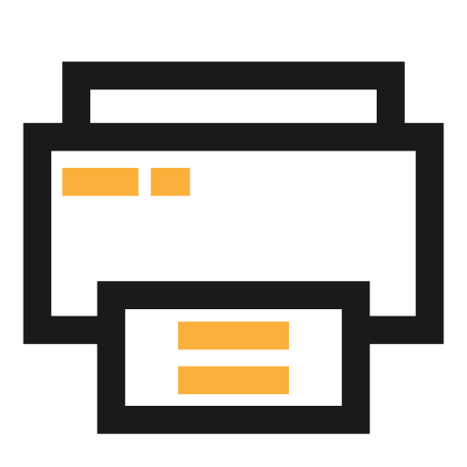 Printer Generic Outline Color icon