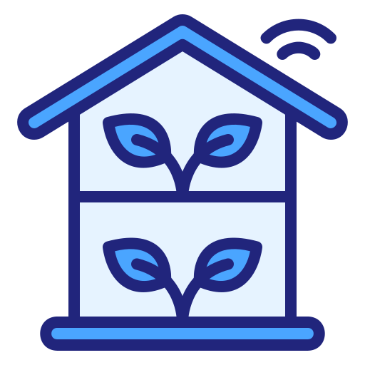 casa ecologica Generic Blue icona